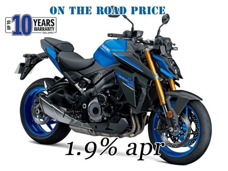 2026 Suzuki GSX-S1000 M6 new TFT dash model, 1.9% APR finance