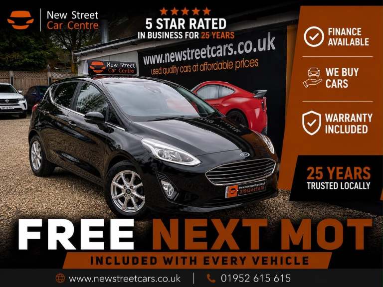 2019 Ford Fiesta 1.1 Ti-VCT Zetec Euro 6 (s/s) 5dr HATCHBACK Petrol Manual