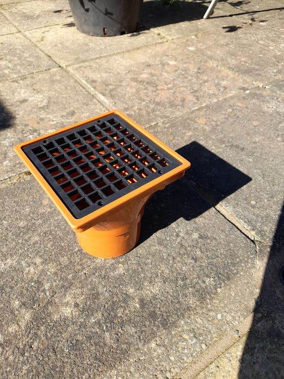 Press-Fit Square Grid Hopper 110mm