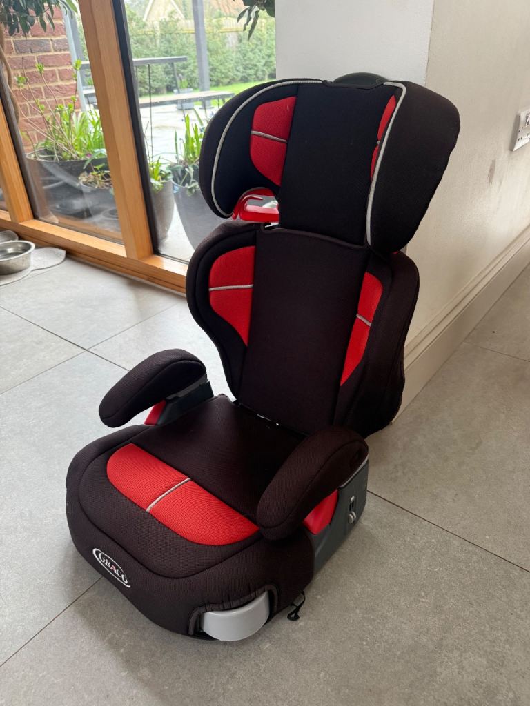 Graco car child seat, extendable head support 