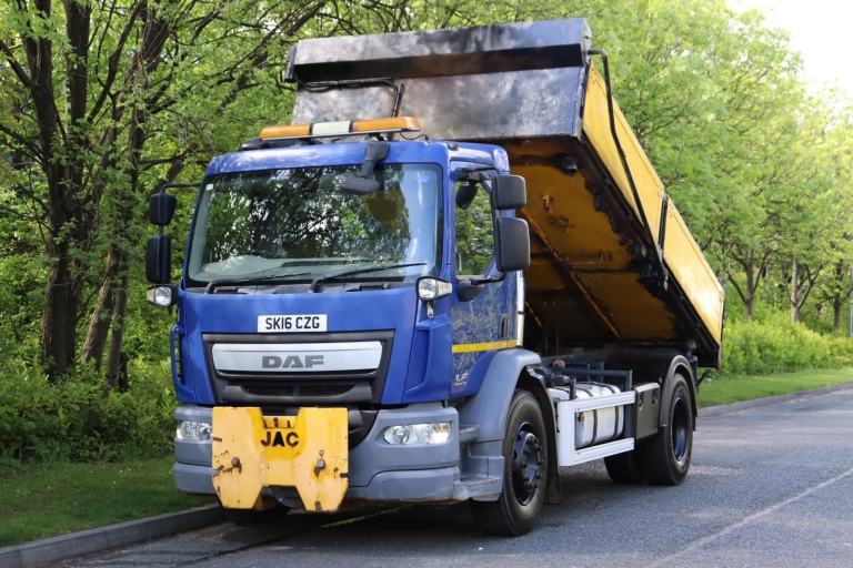 DAF LF 310 4X2 DROPSIDE DRAWBAR STEEL TIPPER (2016)