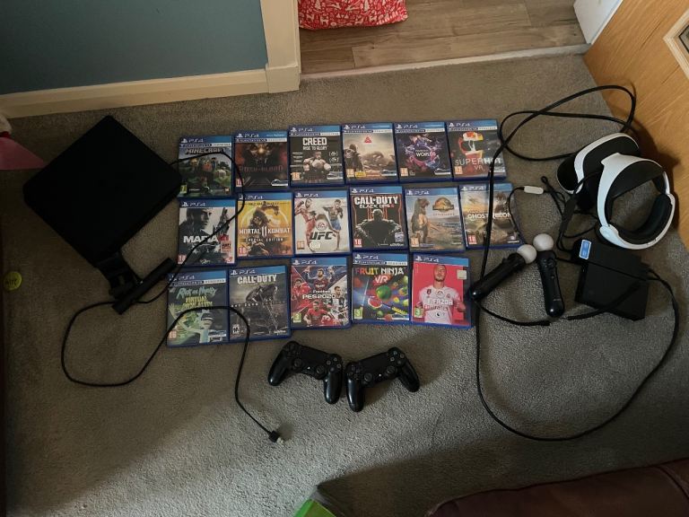 image for PS4 plus VR headset and games