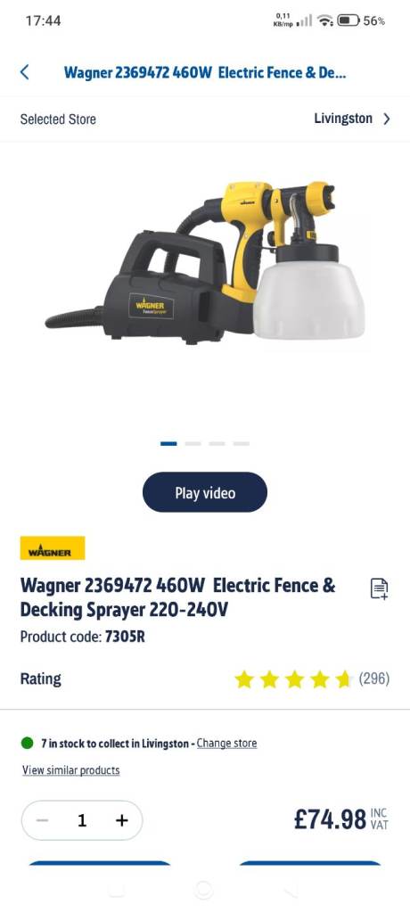 Electric fence sprayer 