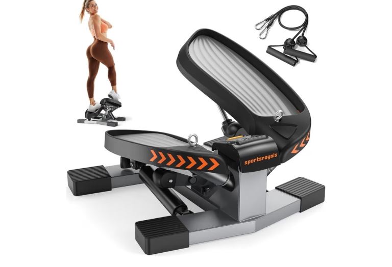 Sportsroyals Mini Stepper with Resistance Bands – As Good As New