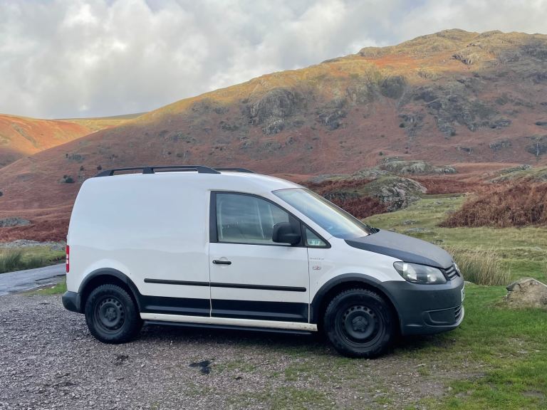 VW Caddy converted camper 