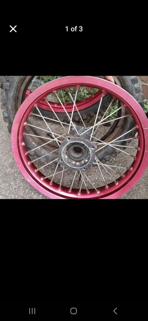 Pit bike wheels