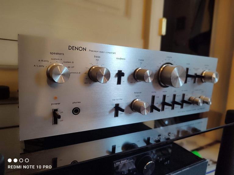 Denon PMA400 Audiophile Amp with Phono Crosstalk Canceller and TU300 Tuner