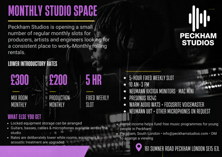 Band Rehearsal Space