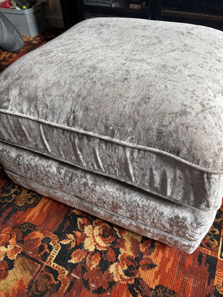 Grey Foot stool
