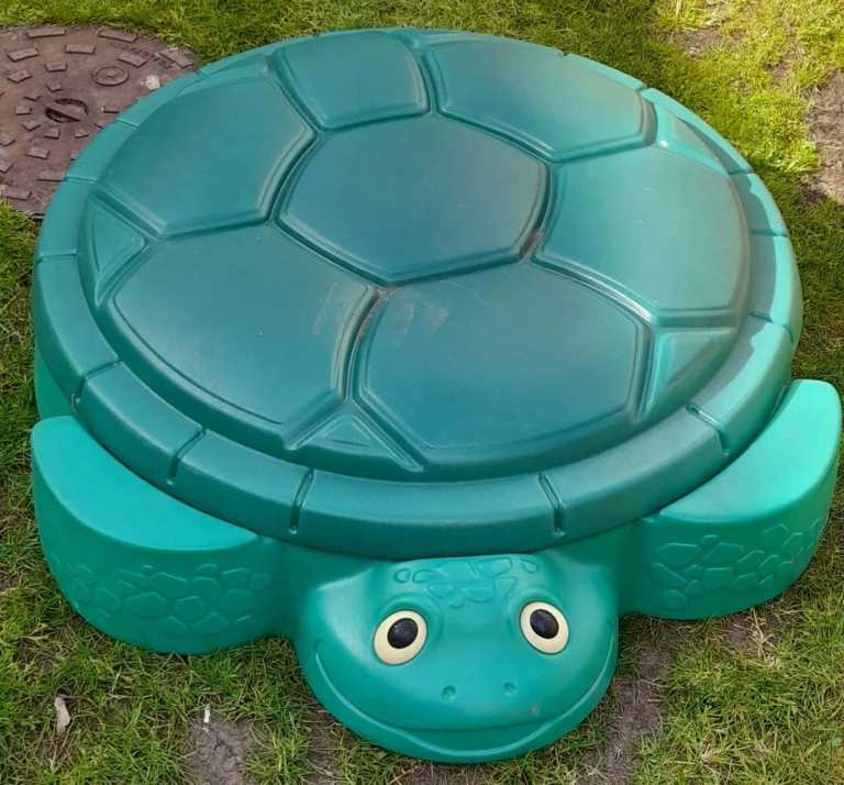 Tortoise Sandpit without the sand