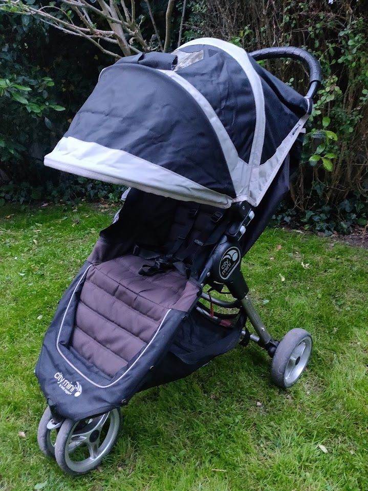 image for City mini by baby jogger - single buggy + rain cover