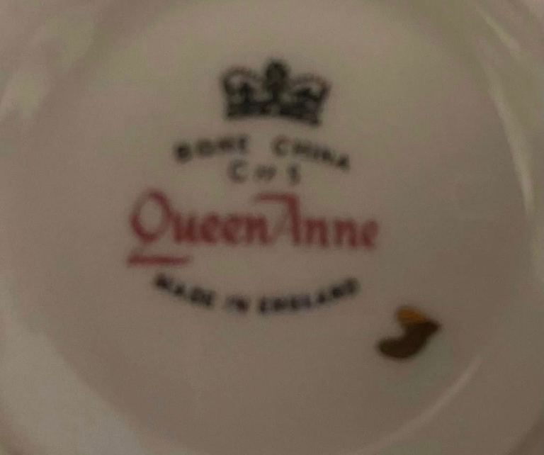 Queen Anne Bone China Tea Set, as new mint condition 