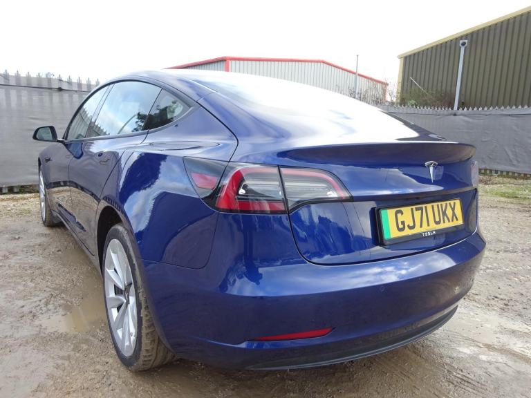 2021 71 REG TESLA MODEL 3 STANDARD RANGE + ELECTRIC AUTO DAMAGED SALVAGE