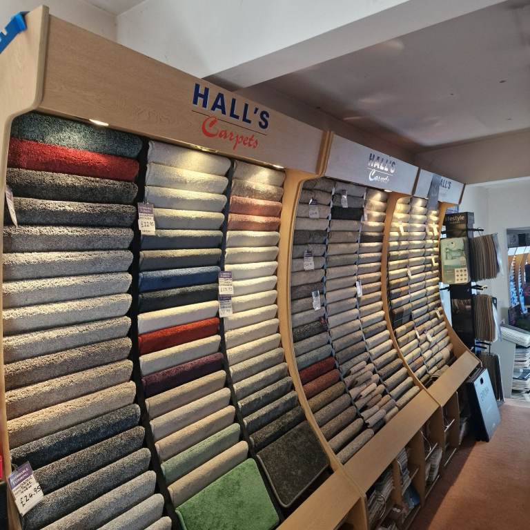 Carpet display stands 