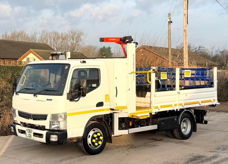 2017 MITSUBISHI CANTER 7C15 TARMAC TIPPER CHUTES MANUAL GEARS EURO6 53,000 MILES