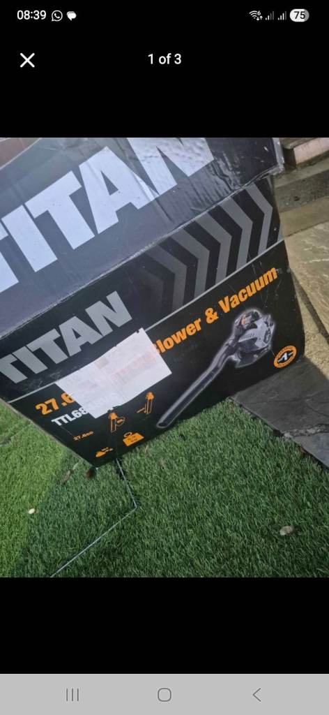 Titan petrol blower & hoover 