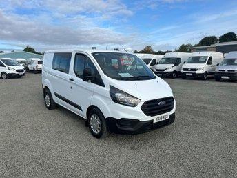 2019 ON 19 PLATE FORD TRANSIT CUSTOM 280 LEADER 5 SEATER CREW VAN ULEZ FREE ZONE