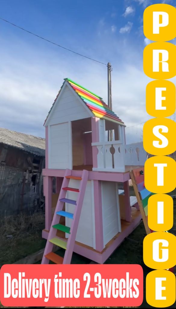 Bespoke Colourful playhouse/treehouse 