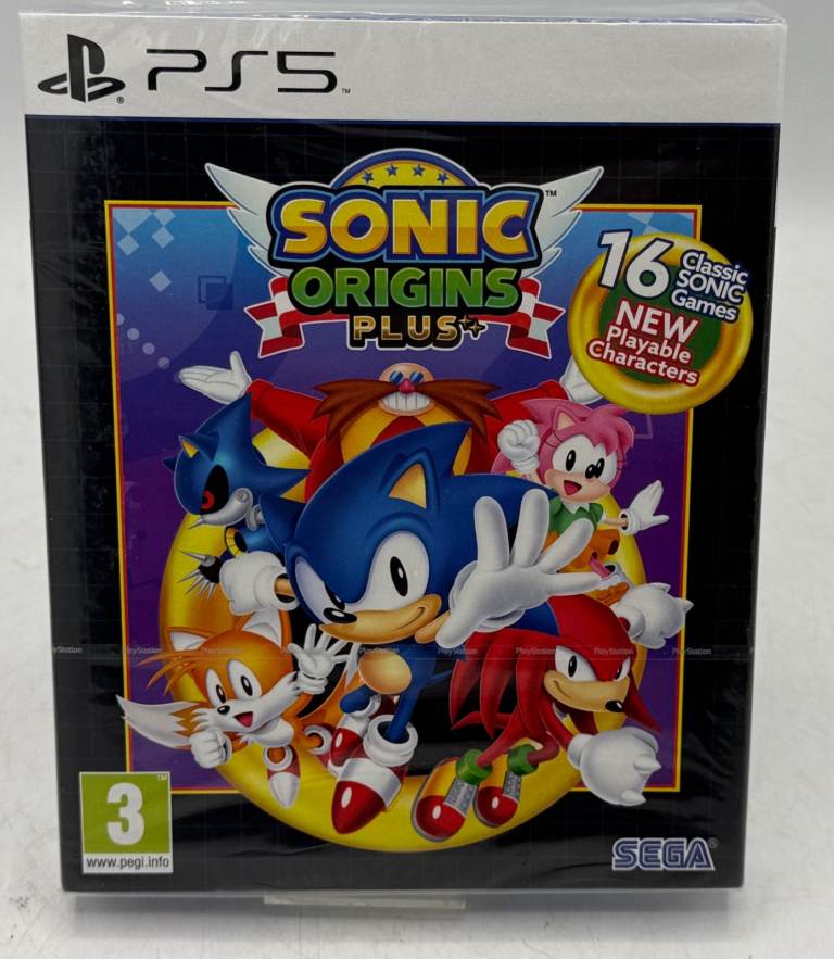 Sonic Origins Plus PS5 * NEW & SEALED SONY PLAYSTATION 5 GAME