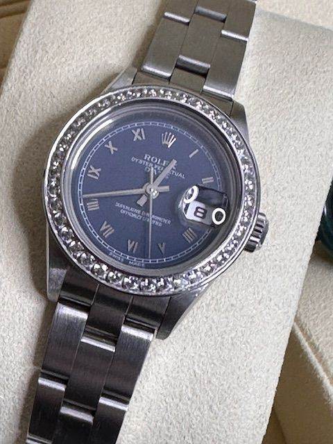 ROLEX LADIES STEEL 26MM BOX AND PAPERS WARRANTY