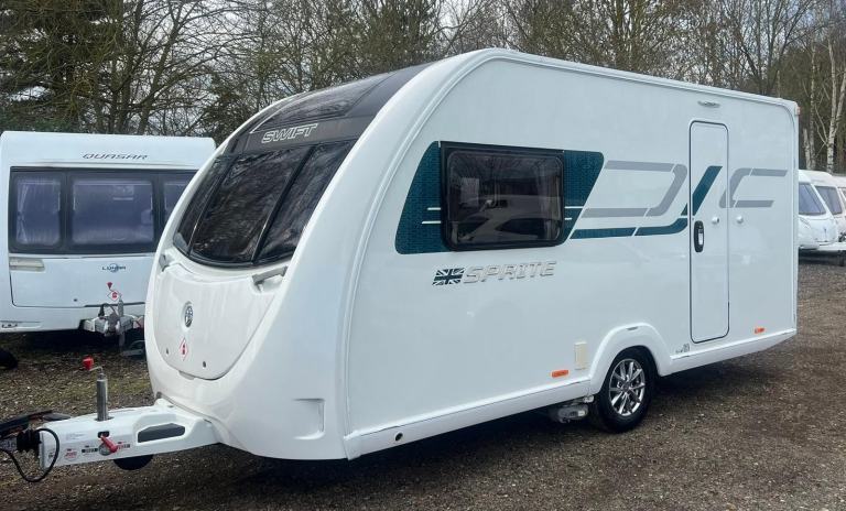 Swift Sprite Alpine 2 2 Berth caravan with motor mover