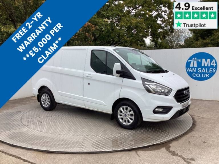2022 Ford Transit Custom 280 EcoBlue Limited SWB L/R Euro 6 SWB Panel Van Diesel Manual