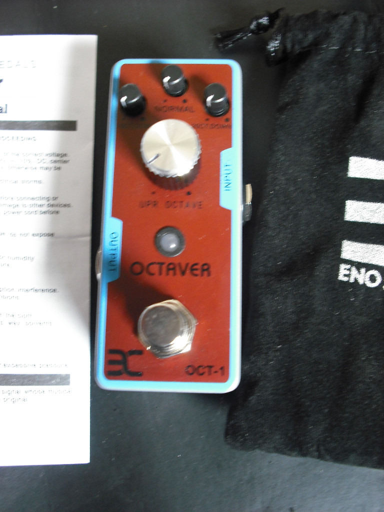 Eno OCT-1 Octave pedal effect fx guitar octaver TC-01 sub bass guitar mini pearl