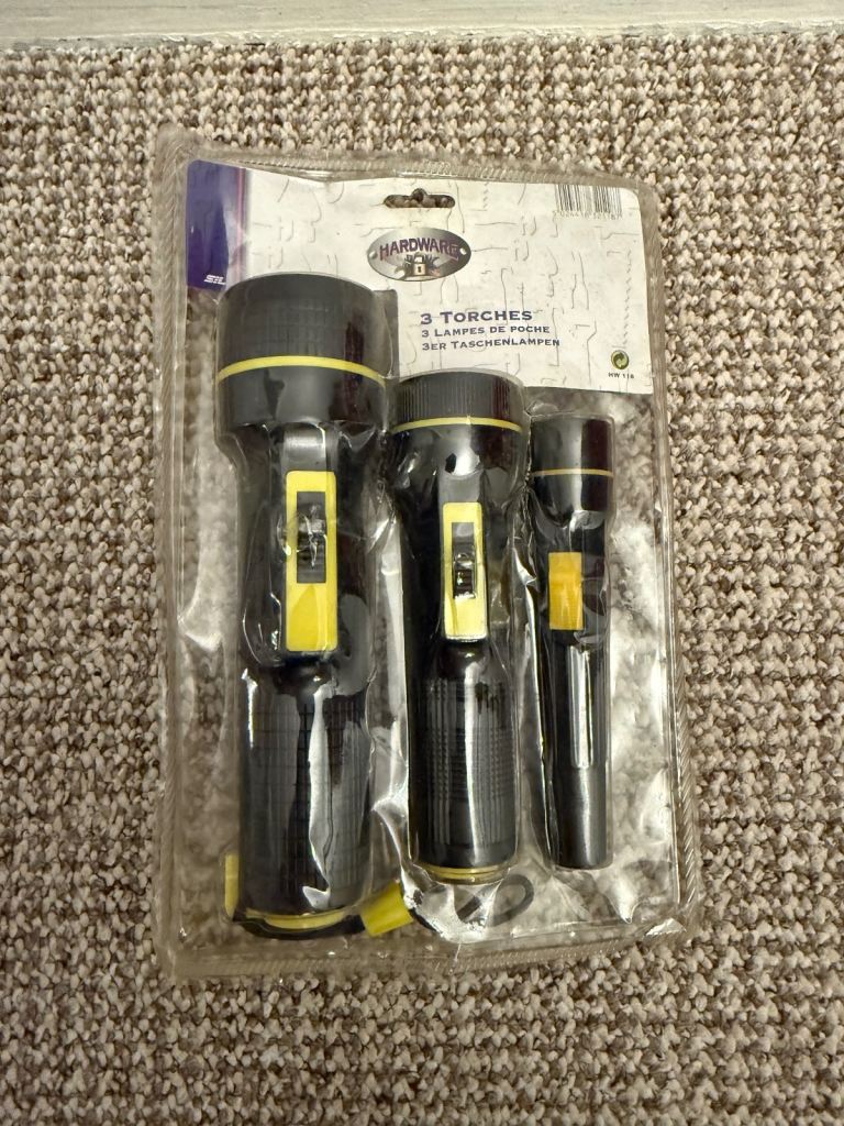 Set of 3 torches