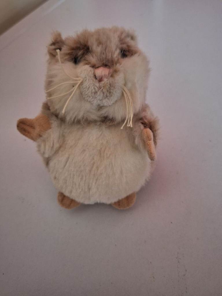 Collectable Webkinz “Willow” Mazin’ Hamster Brown White Soft Plush Toy 4”