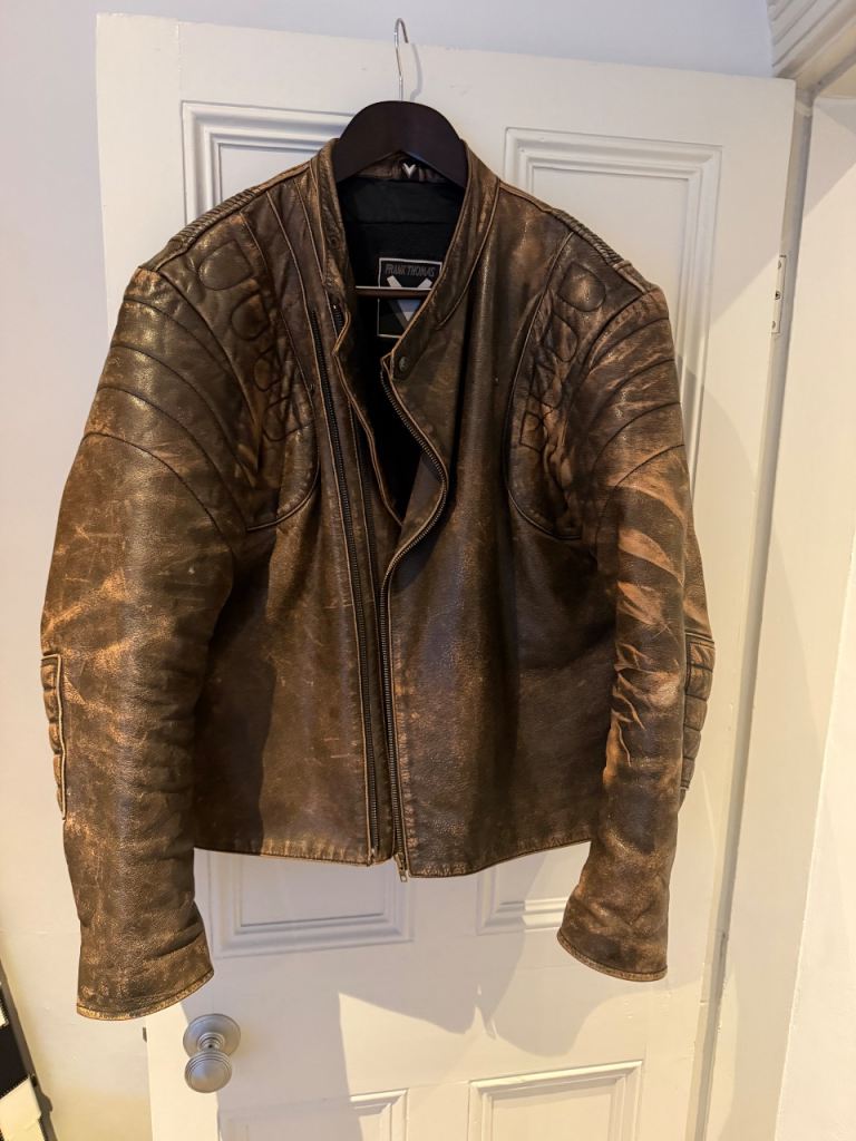 Leather Motorcycle Jacket XXL