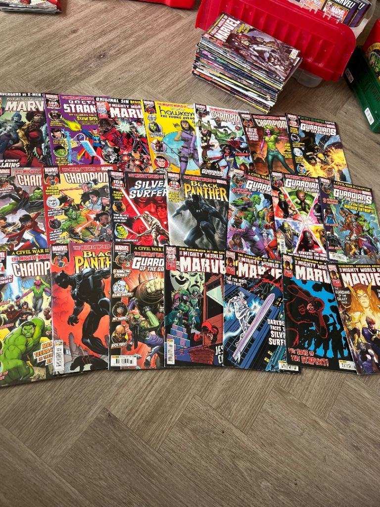 Marvel Mighty World of Marvel Panini UK Comics JobLot 51 Issues Collection Only 