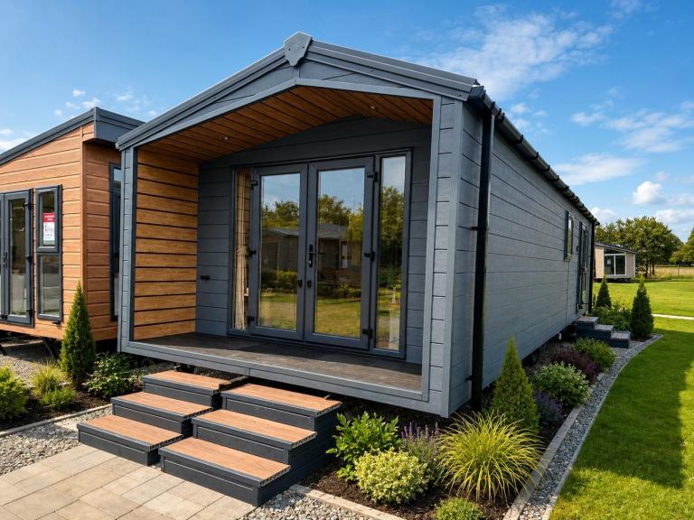 BRAND NEW GRANEXE LODGE 37X13 • 1 BED • INTEGRAL DECK • £37,995
