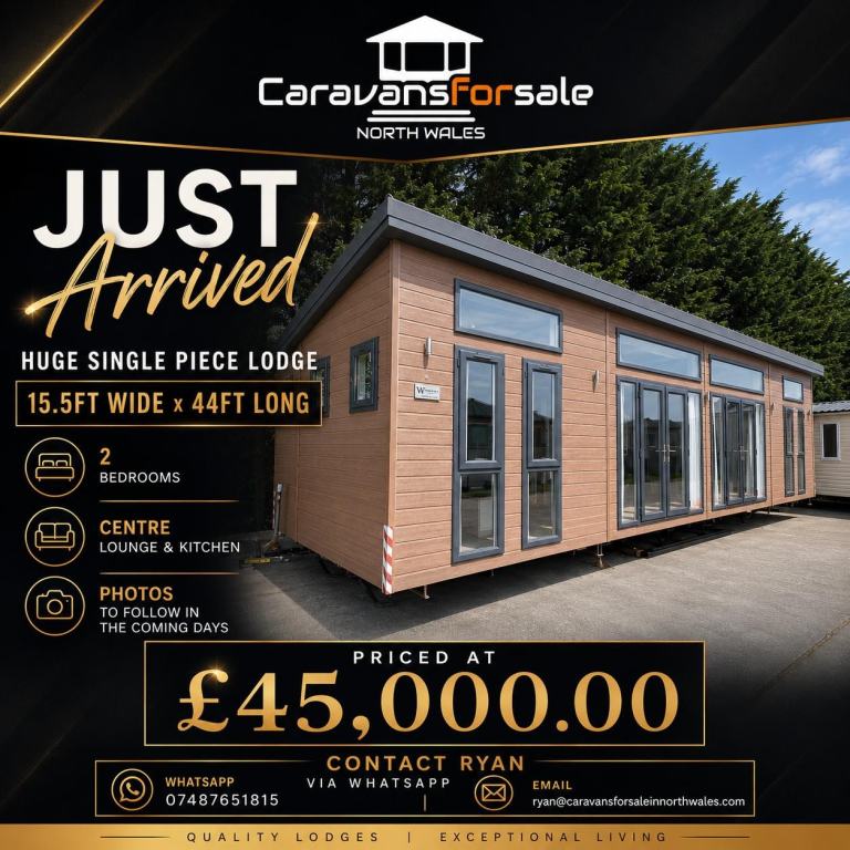CARAVAN LODGE FOR SALE OFF SITE RESIDENTIAL SPEC **FREE DELIVERY**
