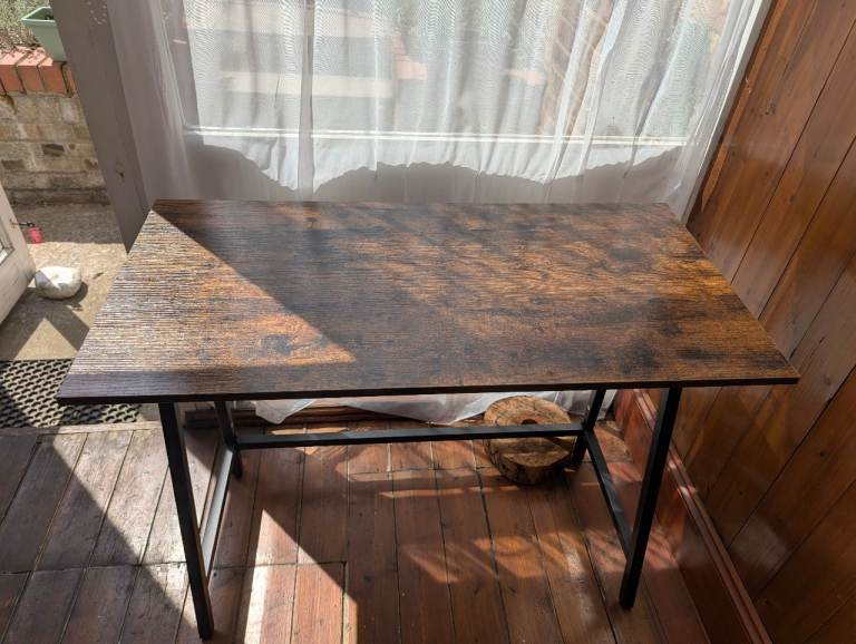 Rustic Wood Effect Desk/Table - Good Condition