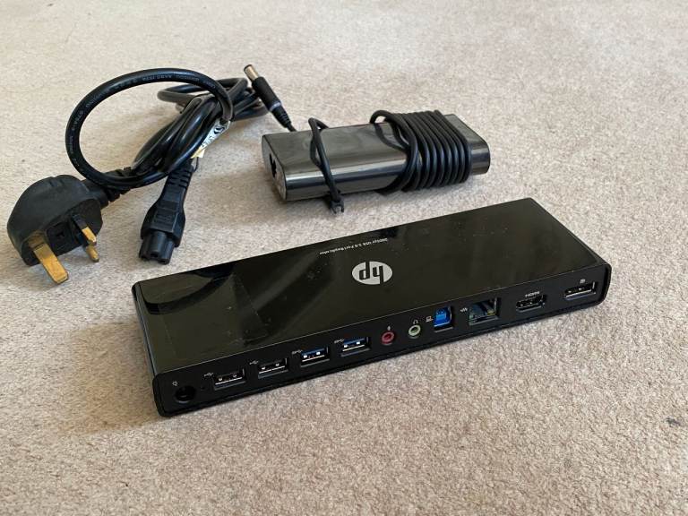 HP 3005pr USB 3.0 Port Replicator Docking Station (HSTNN-IX06)