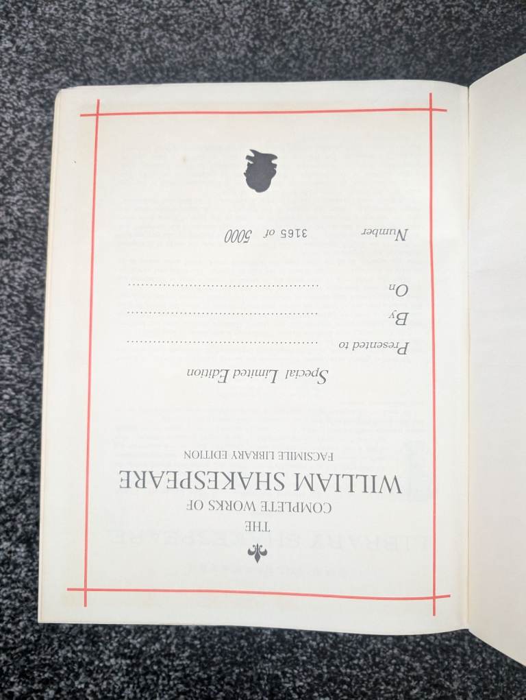 The complete works of William Shakespeare 