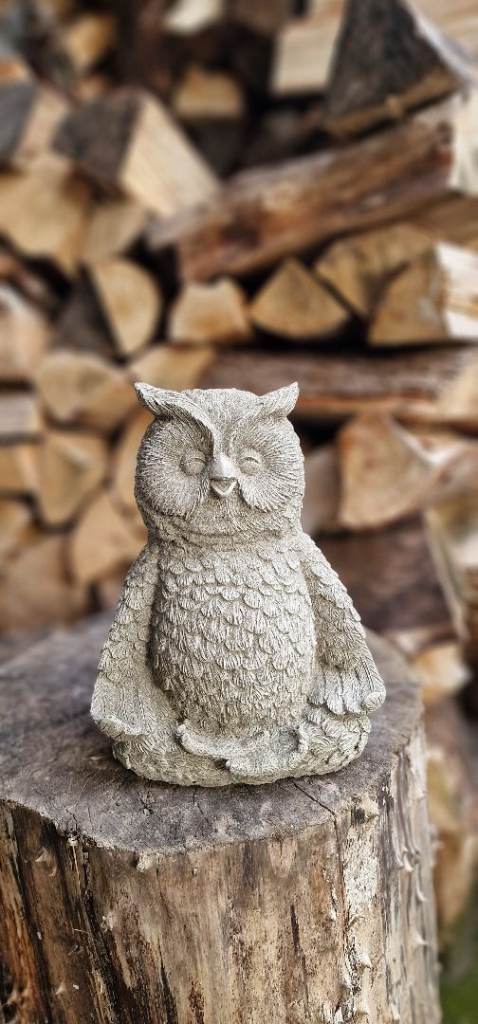 image for Owl stone statue,garden ornament