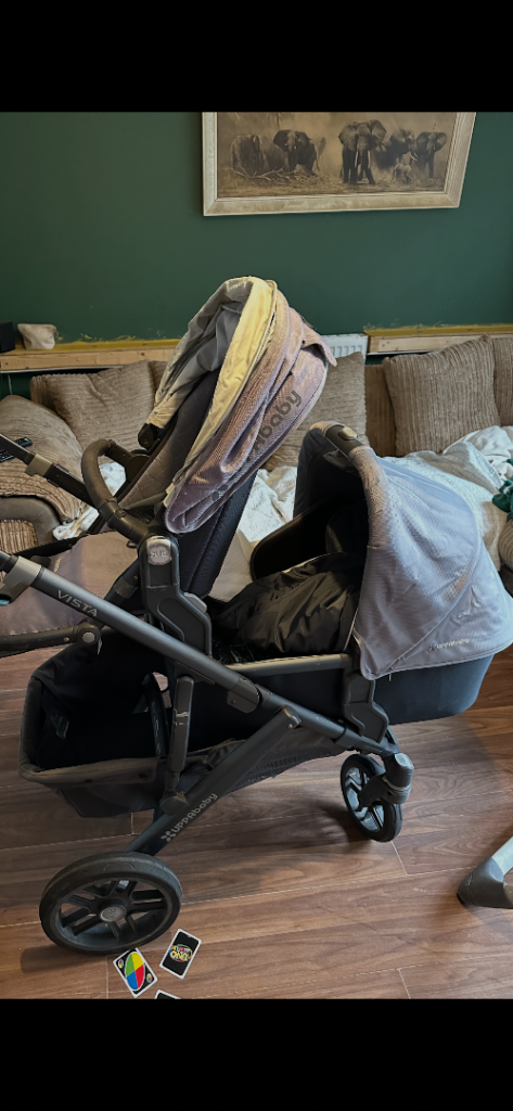 Uppa baby vista double with rumble seat 