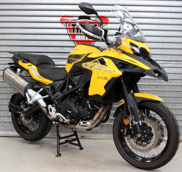 2026 26 BENELLI TRK 502 X E5 ABS ADVENTURE/EXPLORER TRADE SALE 1320 MILES YELLOW