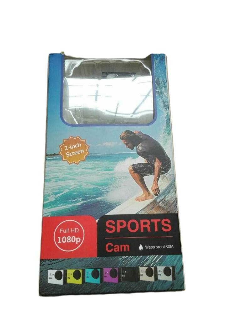 Sports Camera 1080P High-Resolution Video Recorder Full HD Waterproof Action Cam