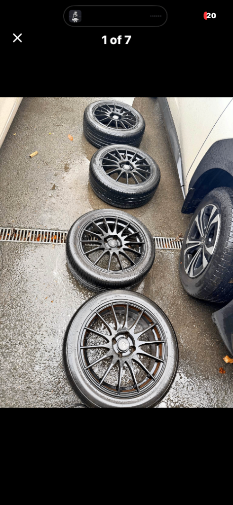 fox racing alloys 17” 4x108pcd