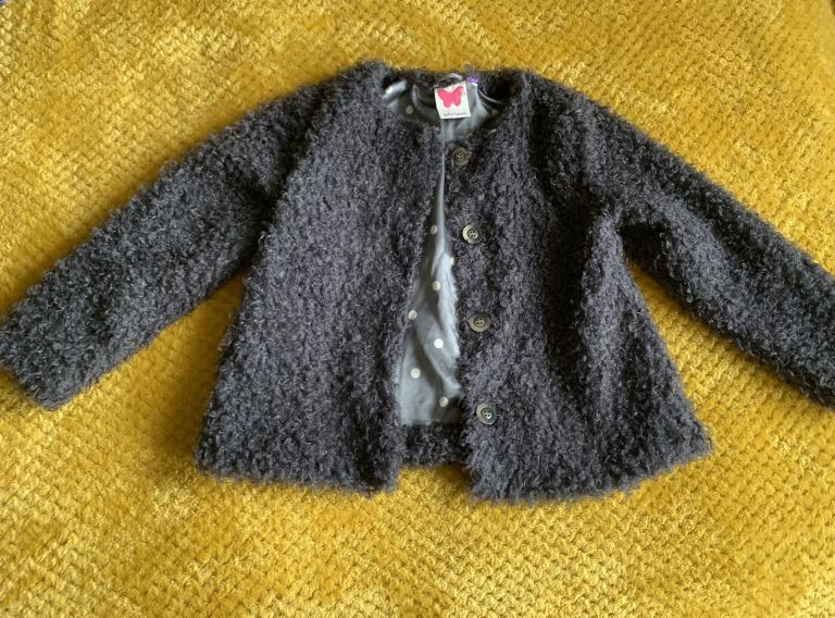 John Lewis Girl Fluffy Coat. 8 Y