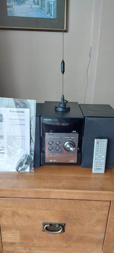 DAB FM Stereo Small Sound System Radio CD Player