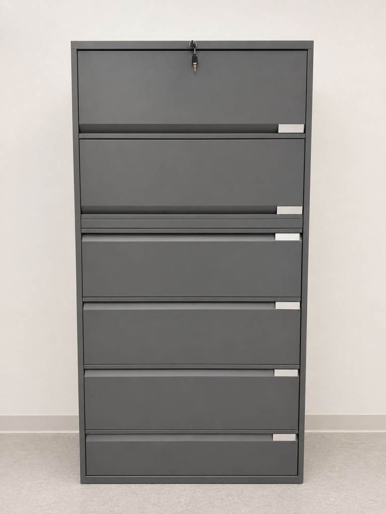 Second Hand Bisley Storage Multi Drawer Cabinet Grey 2OOF-ST-1273