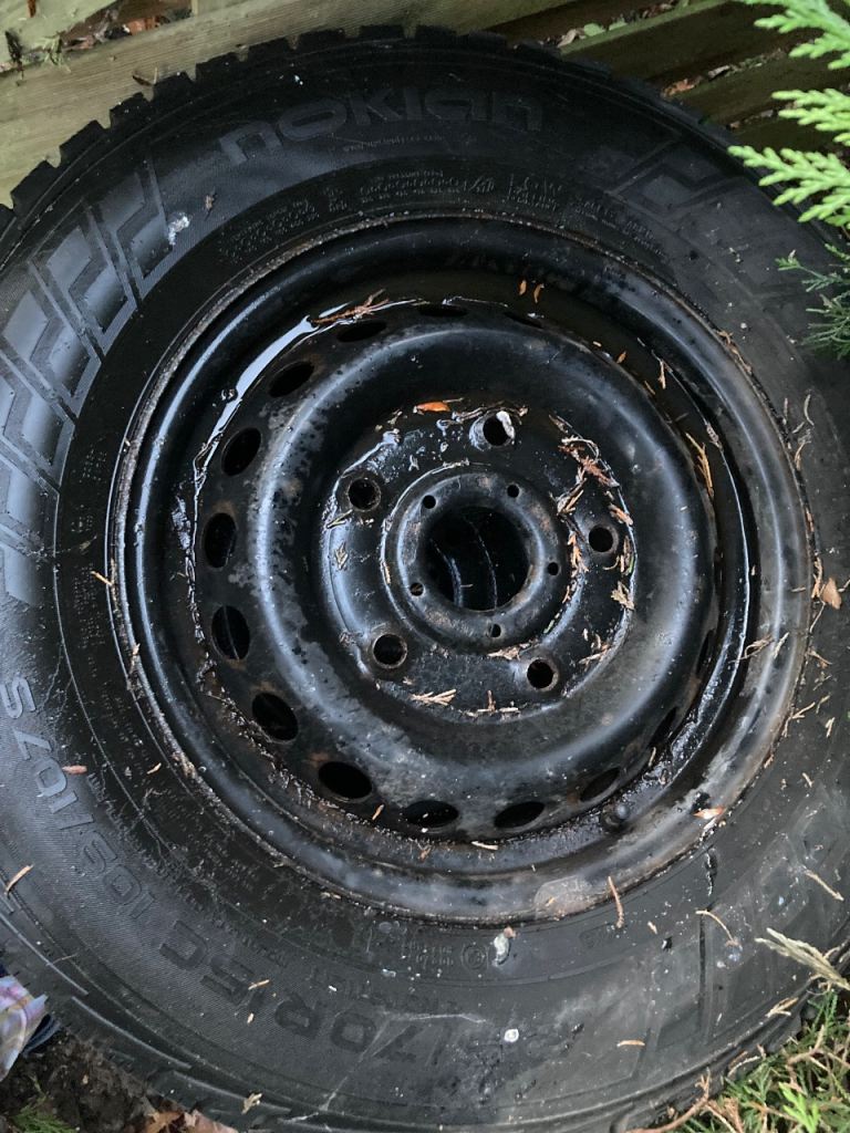 Four van wheels for ford transit custom