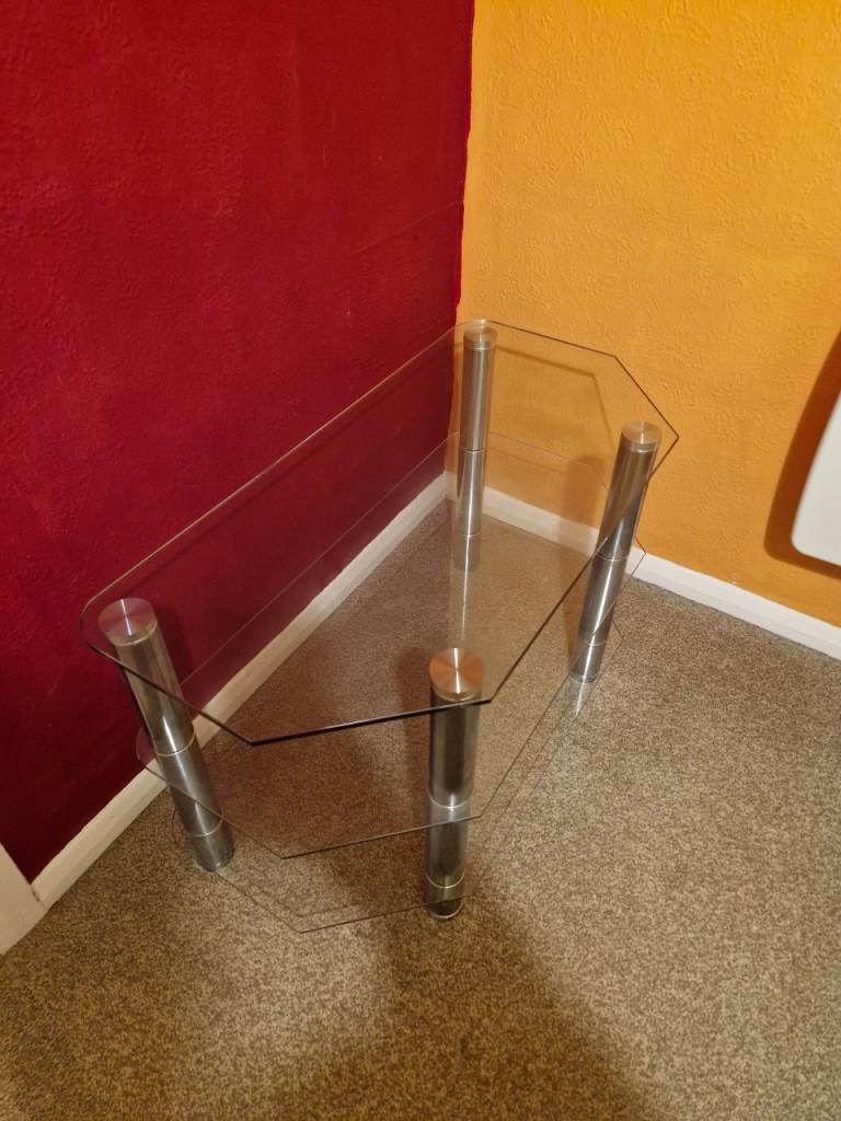 Glass TV Stand