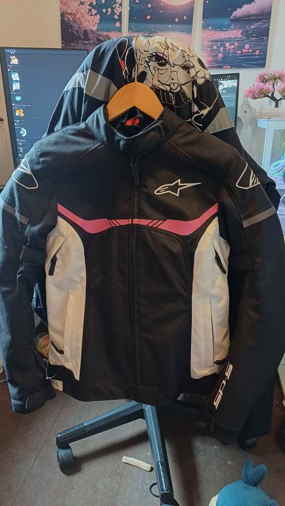 Alpinestars Stella T-SP S Waterproof Jacket Black White Fuchsia