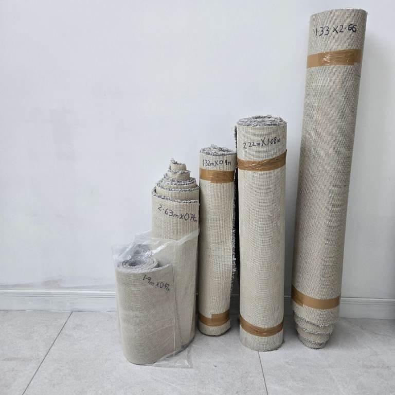 Brand new carpet offcuts (Silver grey) open to offers