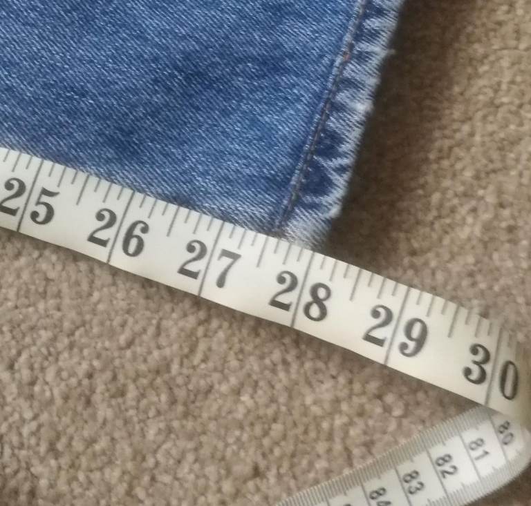 Men's Levi's Levi 501 Blue Jeans Straight Leg W30" L28"