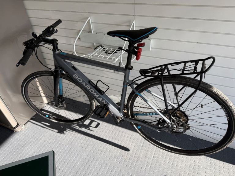 Boardman HYB 8.9e Hybrid Bike – Grey, Good Condition